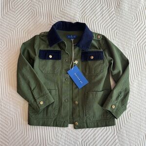 NWT Maison Me Green Utility Jacket